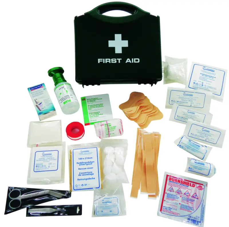 EHBO KOFFER BOUW GEVULD GROEN 1 EHBO KOFFER BOUW GEVULD GROEN
