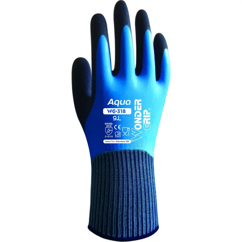 HANDSCHOEN WONDERGRIP WG-318 AQUA 1 HANDSCHOEN WONDERGRIP WG-318 AQUA