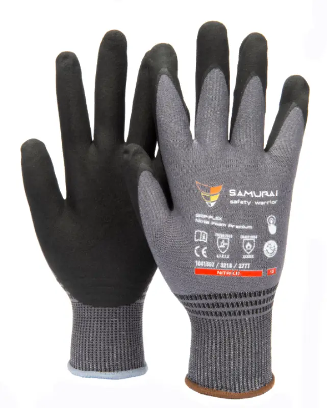 HANDSCHOEN GRIP-FLEX NITRIL FOAM PREMIUM 1 HANDSCHOEN GRIP-FLEX NITRIL FOAM PREMIUM