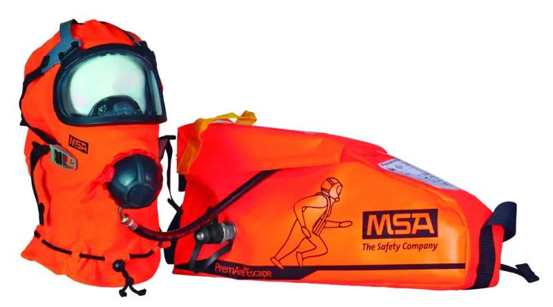 MSA PREMAIR ESCAPE MASKER/KAP 2L COMPOSIET 1 MSA PREMAIR ESCAPE MASKER/KAP 2L COMPOSIET