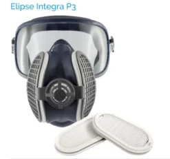 HALFMASKER MET BRIL ELIPSE INTEGRA P3